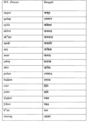 Morphological analysis of Perso-Arabic loanwords