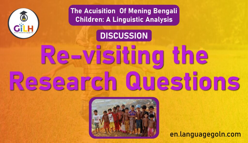 Revisiting the research questions: