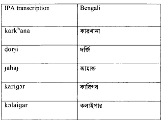 Role of Persian in the formation of Bengali vocabulary
